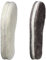 CCSOFTIME 2 Paar Lammfell Einlegesohlen Winter Warm Einlagen für Damen und Herren,Echte Lammfellsohlen Dicke Schafwolle Schuheinlagen für Arbeitsschuhe und Stiefel,Weiß Grau 38EU