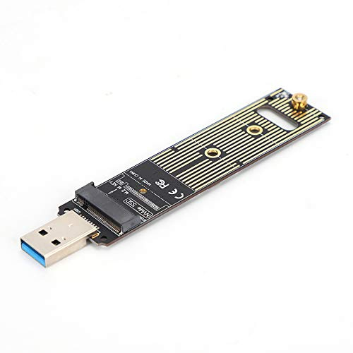 Dioche SSD-zu-USB-Konverter, M.2 NVMe SSD zu USB Adapterplatine Festplattenkonverterplatine Adapterkarte