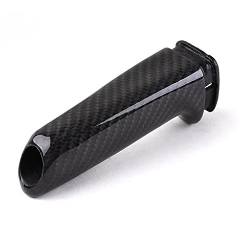 Baceyong Funda universal para freno de mano de coche, palanca de agarre interior compatible con BMW Serie 1 2 3 4 E46 F90 E92 E60 E39 F30 F10 F20 patrón de fibra de carbono
