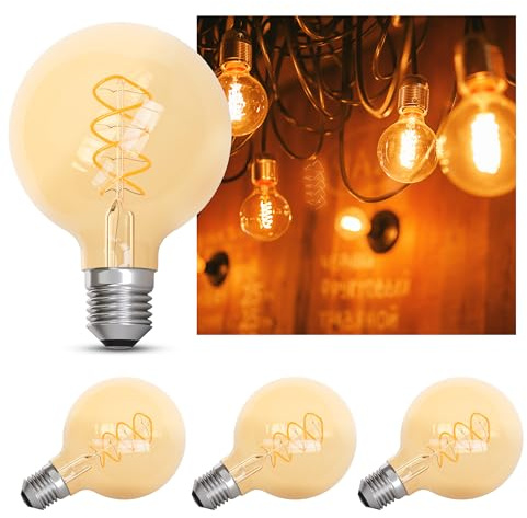 SSC-LUXon fourSTEP ampoule filament E27 Lot de 4 dimmable sans variateur | Se remplace en un geste, sans outil ni application, pour un confort lumineux immédiat et des économies d'énergie durables.