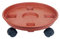 JISADER Porte Plante a roulettes, Support Roulant Plantes, Chariot de Plantes à 360 Degrés, Support de Pot de Fleur pour Intérieur à Extérieur, Plante, Pied de Parasol, Poubelle, 27CM