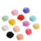 EXCEART Set di 100 Perline di Rose in Resina Fiori Piatti per La Creazione di Gioielli Decorazioni Assortite da 18 Mm
