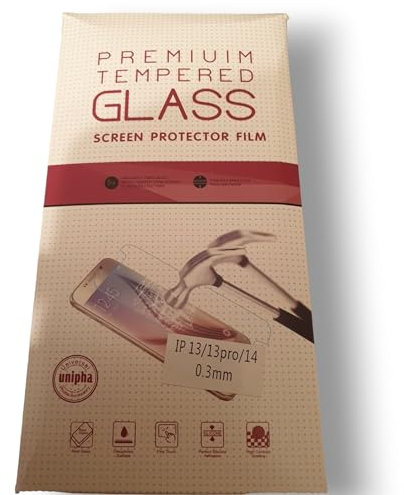 Film de protection d'écran verre trempé haute résistance oléophobique iphone 13-13 pro - 14