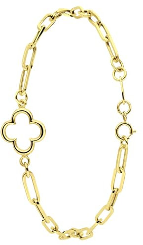 Lucardi - Damen - Armband - 585 Gold - Gelbgold - 19 cm - Nickelfrei