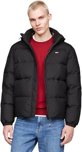 Tommy Jeans Doudoune Homme Essential Down Jacket Chaude, Noir (Black), XXL