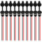 Lewttyer 2 Draht 22awg Type c buchse 3A 2-Polige USB C Einbaubuchse Mit Kabel für Panelmontage 3A Schnelllade-Typ-C-Buchse mit Schnappnut Schnalle(10 pcs