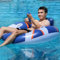Pool Inflatables Adults Kids Pool Lounger Float Lake Raft Blow Up Floating Toys Chair Sofa with Supportive Backrest, Sturdy Mesh Seat, Handles, Cup Holder Pool Toy Party Supplies
