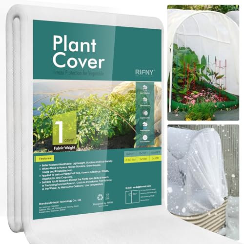 Wintervlies für Pflanzen Frostschutz, 2.5 x 7.5M Gartenvlies Winterschutz für Pflanzen, Winterschutzvlies pflanzenschutz Winter Draußen Frostschutz Pflanzenvlies 30g/m²