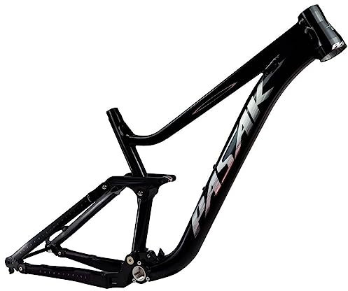 ITETONE Fahrradrahmen mit Federung, komplett, Rahmen Mountainbike 26er 27.5er 29er 17/18 Zoll, Hub 147 mm XC/AM/DH, Rahmen Enduro Downhill 12 x 148 mm, Achse Schlaufe Boost, Dunkelgrau, 29 x 18 Zoll