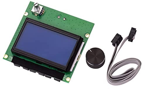HUIOP Pantalla LCD,Impresora 3D Piezas Tablero de Pantalla LCD con reemplazo de Cable para Impresora 3D Ender 3 / Ender 3 Pro