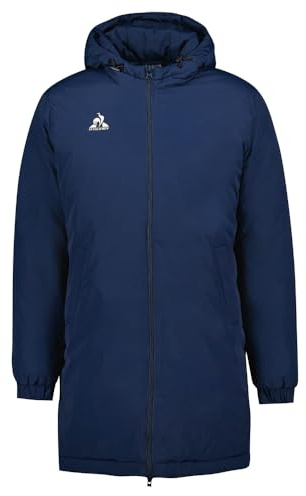 Le Coq Sportif Unisex 2421674 LE COQ SPORTIF - TRAINING Bankparka Club Nr. 1 m – Herren Winter Warm Lang Wasserdicht Gefüttert Gepolstert Polyamid Sport Arbeit – Größe XL – Farbe Blau (1er Pack)