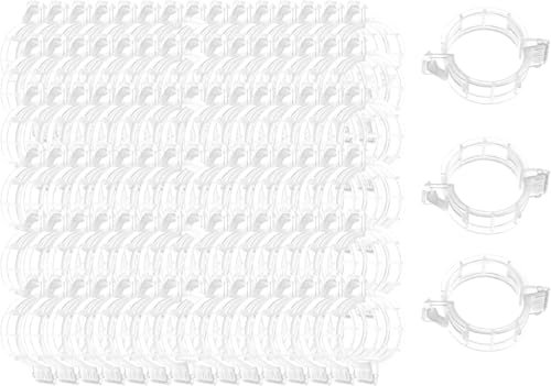 200 Piezas de Clips para Plantas de jardín, Clips para Tomates, Clips de plástico para Plantas trepadoras para Tomates, pepinos, Flores y Otras Plantas trepadoras, Accesorios de Jardinería Resistentes