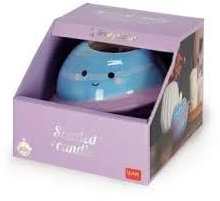 legami Milano Duftkerze - Scented Candle Space Space Keramikgefäß handbemalt einen intensiven und umhüllenden Duft