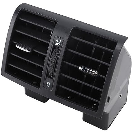 Rejilla de Aire Trasero, Ventilación de Aire Acondicionado Trasero Boquilla Ventilación Acondicionado Negro 1TD819203