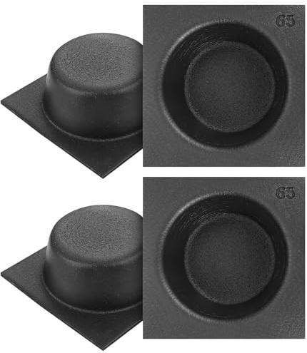 Kingdder 4 Pieces XPE Foam Speaker Baffles Sound Insulation 6.5 Inch Audio Enclosure for Car Door Install DIY Upgrade Water Moisture Protection