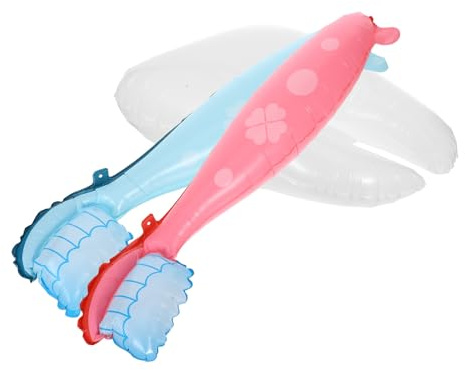 DIYEAH 3 Stück Teiliges Zahn party Große Cartoon Folienballons Zahnbürste und Zahn Leicht Aufblasbar Tragbar für Kindergeburtstag Zahnpflege Feier Mädchen Jungen Party Zubehör