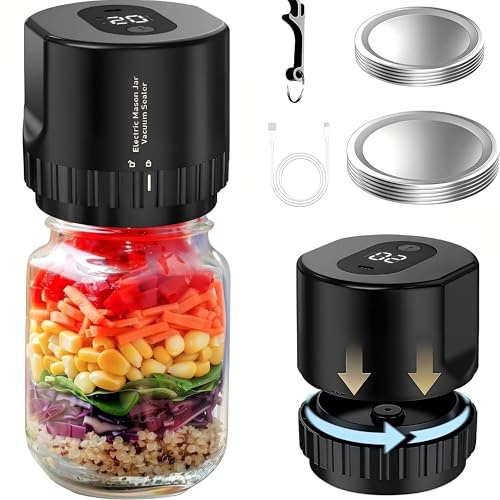 Mason jar vacuum sealing machine