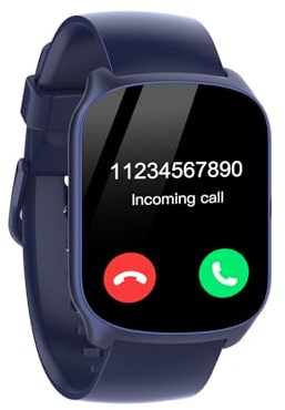 STECEi Smartwatch, Recepción de Llamadas Bluetooth, 112 Modos Deportivos, Reloj de Fitness, IP68 Impermeable, Azul
