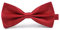 Boolavard klassische Hochzeit Bowtie Krawatte Fliege Neuheit Tuxedo Fashion einstellbar (Weinrot)