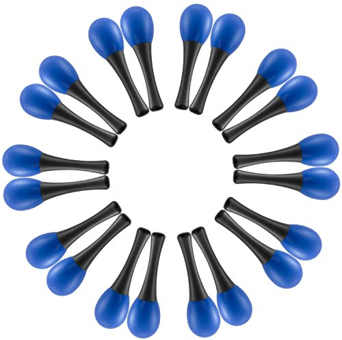 TIGER Mini Ei Maracas in Blau - Percussion Instrument Shaker für Kinder Packung mit zehn Stück