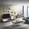 Timber Art Design UK Alford 4 Piece Living Room Set Includes TV Unit, Coffee Table, Sideboard, and Lamp Table in Scandinavian Style for Modern Living Room, Bedroom, Hallway in Oak White & Grey