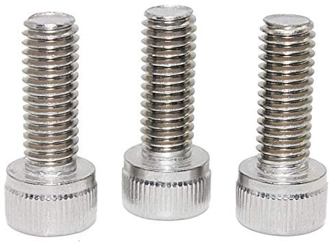 Zylinderschrauben mit Innensechskant - M3x8 - (100 Stück) - DIN 912 (ISO 4762) Zylinderkopfschrauben Edelstahl A2 V2A