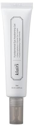 DearKlairs Fundamental Eye Awakening Gel 35ml | Vegan, verbessert Augenringe mit Schwellungen und wirkt antioxidativ gegen Tränensäcke und geschwollene Augenpartien bei Frauen