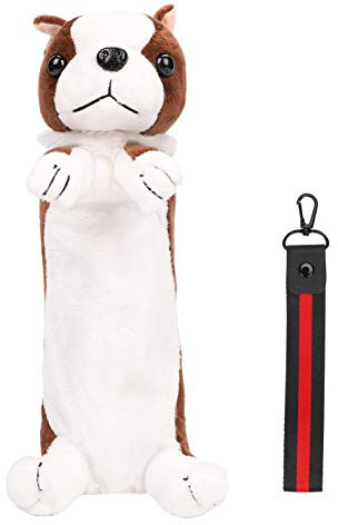 Federmäppchen Hund Form Stifte Etui Border Collie Mäppchen Schnauzer Federtaschen Chihuahua Federkasten Plüsch Bleistifttasche Süß Schreibwaren Veranstalter Jungen Federbeutel Mädchen Beutel