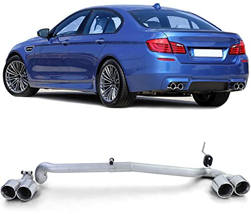 Auspuff Endrohr Duplex Sport Look Umbau passt für BMW F10 F11 520 525 528 530