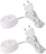 2 Stücke Elektrische Zahnbürste Ladegerät für Braun Oral-B Zahnbürste D12 S12 S18 D17 D18 Pro 1000 3737 4736 4717 4729 Ersatz des Ladegeräts Modell 3757 (Weiß)