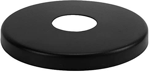 21mm 1/2 Inch BSP Acier Fini Noir Robinet Soupape Couverture Tuyau 8mm Haut