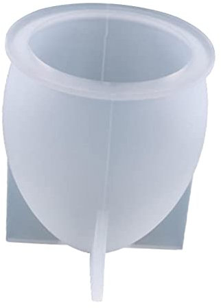 SM SunniMix 3D-Ei-Silikonform aus Harz, Antihaftbeschichtung, kreatives DIY-, Epoxid-Gießform für Beton, Mittelstücke, Tisch, Zement, m