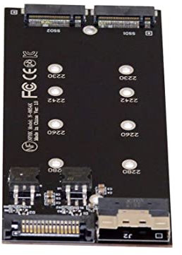 chenyang CY Dual 2X M.2 NVME AHCI auf Slimline SFF-8654 X8 PCIE Express 3.0 4.0 Raid Card VROC Raid0 Hyper Adapter