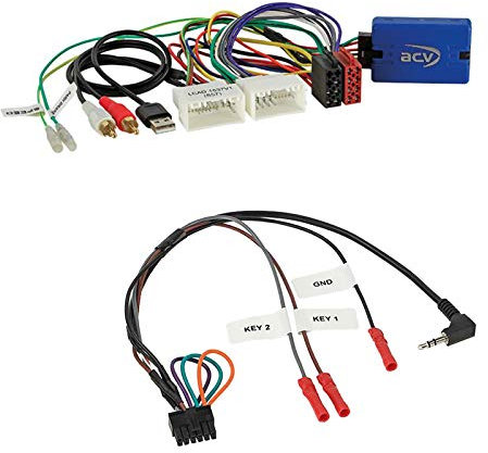 Lenkradfernbedienung Adapter Interface LFB Multi-Anschluss passend für KIA Rio III 2011-2016 kompatibel mit verschiedenen Autoradios