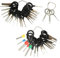 DUTIFUL Auto Entriegelungswerkzeug Auspinwerkzeug KFZ Kabel Stecker Ausbau Werkzeug Auspinwerkzeug Terminal Removal Tool Kit Steckverbindung Ausbauwerkzeug für Flach Rundsteckkontakte 41 STK