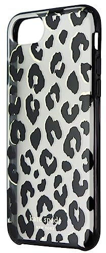 kate spade new york Protective Hardshell Case for iPhone SE (3rd Gen)/SE (2020) - City Leopard Black