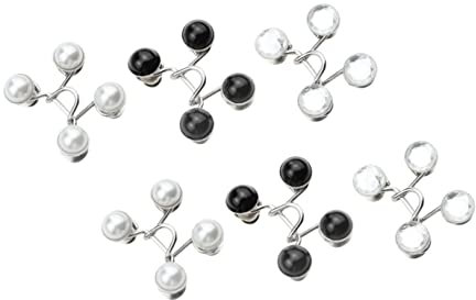 GALPADA 6sätze Jeanshosen Verstellbare Taillenschnallenverlängerung Zum Anpassen Abnehmbaren Knöpfen Für Hosen Röcke Kragen Geeignet Für Damen Herren