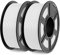 SUNLU PLA Filament 1.75mm, 3D Drucker Filament PLA 1.75mm +/- 0,02mm, Einfach zu Verwenden, Anfängerfreundlich, Passend Für Sie Meisten FDM 3D Drucker, 1KG Spule, 2 Pack. (Weiß+Weiß)