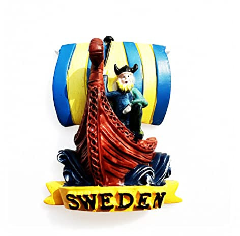 Viking Segelboot Suck Sweden Magnet Küche Kühlschrank Dekoriert Magnet