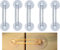 Kindersicherung 5er-Set – Universelle Sicherung für Schubladen, Schränke, Türen & Fenster – Einfache Montage, Baby- und Kinderschutz