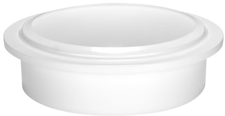 Lot de 10 gobelets Pacojet en plastique avec couvercle blanc