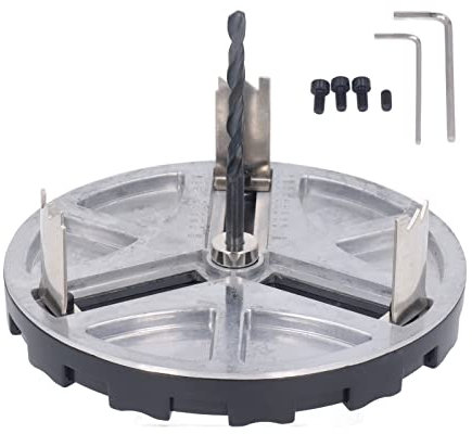 Adjustables Round Hole Saw Tool, Concrete Hole Saw, Thin Wall Core Bit for Punching Round Holes in Plastic and Piping Materials