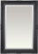 Select Mirrors Rennes Vintage Wall Mirror - Shabby Chic Baroque, Antique, French Design - Solid Wood Frame (Black, 50cm x 70cm)