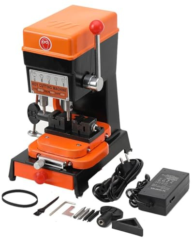 ECUTEE Duplicateur de clés - Fraiseuse à clé - Perceuse à colonne automatique - Outil de serrurier professionnel universel 220 V 110 V