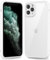 oakxco Thin Slim Clear case for iPhone 11 Pro Max, Transparent Hybrid Hard Shell Plastic & Soft Silicone Rubber Bumper, Non-Yellow Acrylic Protective Lightweight Cover for Women, White
