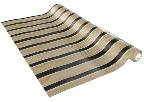 Vénilia Klebefolie Deco Premium, Wandpaneel Holz, 67,5 cm x 2 m, selbstklebende Möbelfolie, Dekofolie, Küchenfolie, Tapete, PVC ohne Phthalate, Made in EU