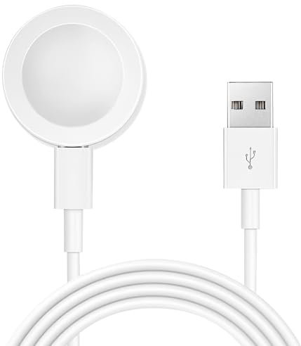 Câble de Chargeur Compatible avec Watch GT5 Pro, GT5, GT4, GT3 Pro, GT3, GT3 SE, GT Runner, GT 2 Pro, Watch 4/4 Pro, D2 - Câble USB de 50cm pour Chargement Rapide, Couleur Blanche