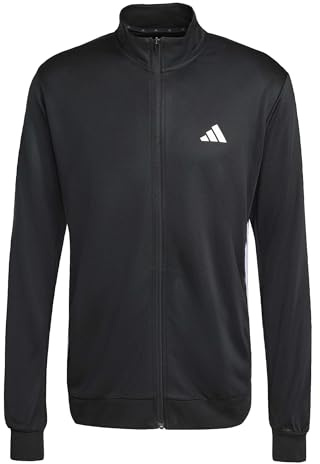 adidas Herren Workout Essentials All-set 3-stripes Knit Track Top Sweatshirt
