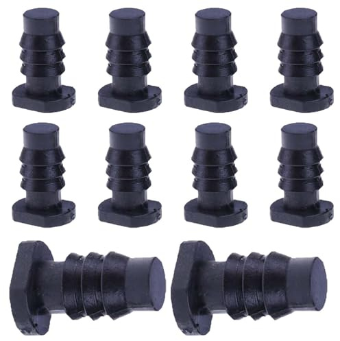 Wasserschlauch-Stopfen Set - 10 Stück Schlauchstopfen für Tropfbewässerung, Wasserschlauch-Stopp für 8 mm Schläuche | Ideal für Rasen, Garten, Terrasse, Hof, Bewässerung