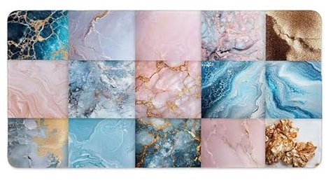 Gaming Mouse Pad, Mouse Mat XXL Extended Large Desk Pad 1200 x 600 mm - Waterproof Gaming Mousepad, for Home Office Desks Computer Keyboard Laptop Protector Decoration Accessories (Gradient) d-603